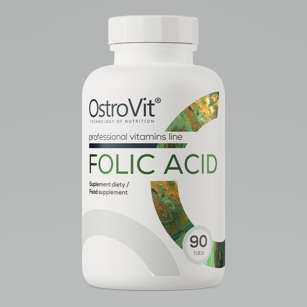 Фолиевая кислота витамин B9 Ostrovit Folic Acid 90 таблеток