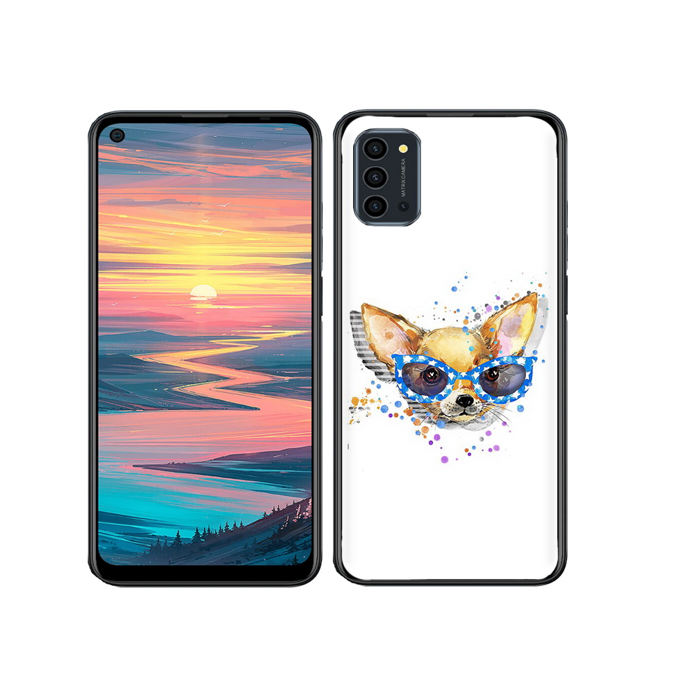 

Чехол MyPads Tocco для Oukitel K9 Pro чихуа-хуа в очках, Прозрачный, Tocco