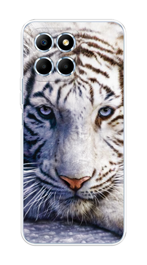 

Чехол на Honor X6 "Бенгальский тигр", Коричневый;белый, 6109550-1