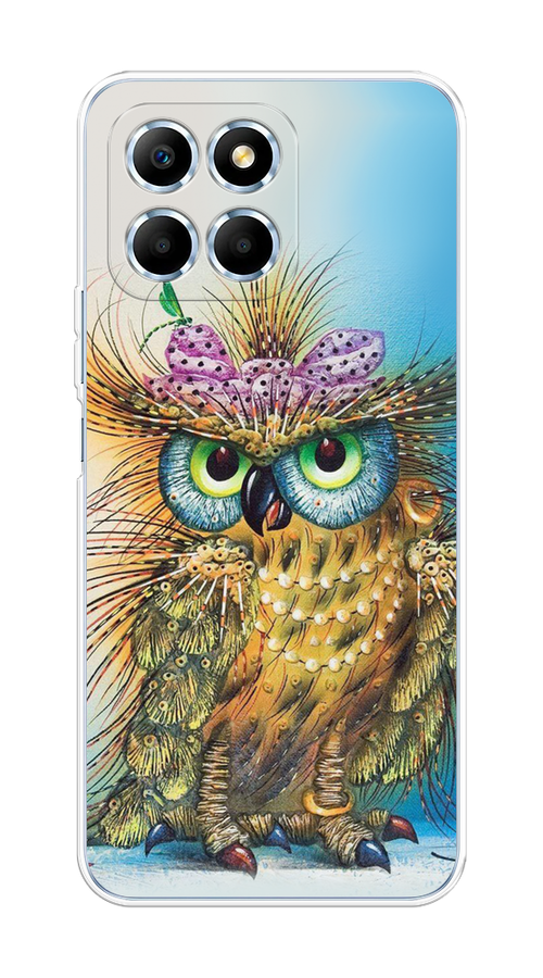 

Чехол на Honor X6 "Модная сова", Коричневый;голубой, 6109550-1