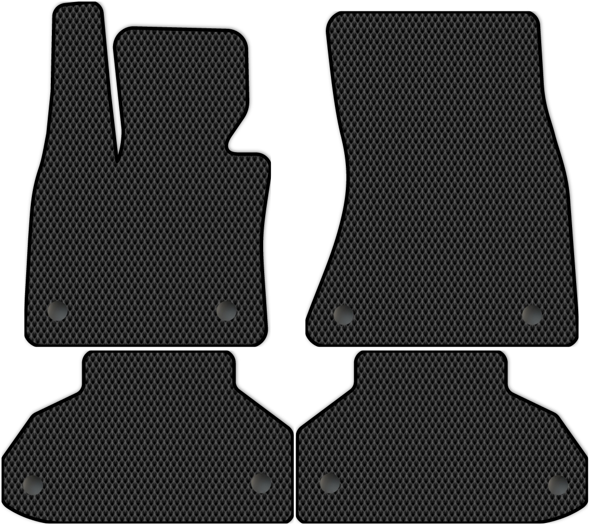 

Коврики ЭВА в салон для BMW X6 2 (F16) 2014 - 2020, 4 шт. черный, 1339-S4YL-H