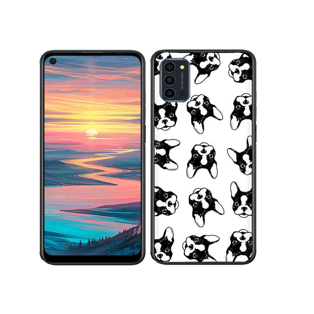 

Чехол MyPads Tocco для Oukitel K9 Pro черно белые собачки, Прозрачный, Tocco