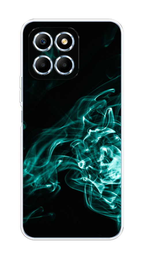 

Чехол на Honor X6 "Дым", Голубой;черный, 6109550-3