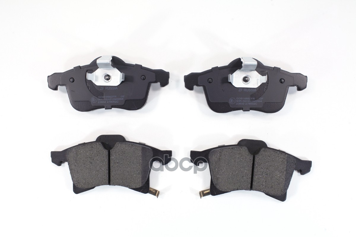 

Колодки Тормозные Opel Astra G/H/Zafira A Передние ZFR GDB1668ZFR