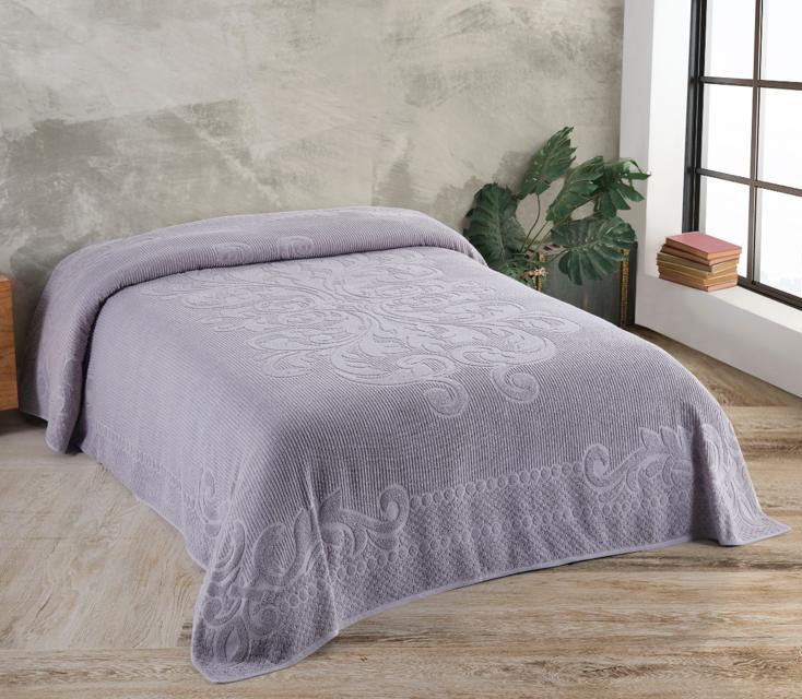 Покрывало махровое Karteks Medallion жаккард , 220х240