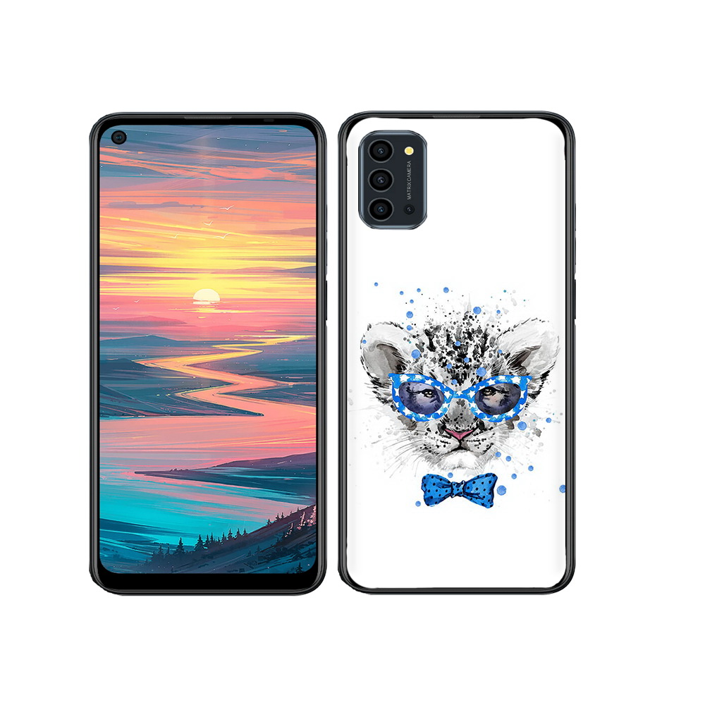 

Чехол MyPads Tocco для Oukitel K9 Pro тигренок с бабочкой, Прозрачный, Tocco