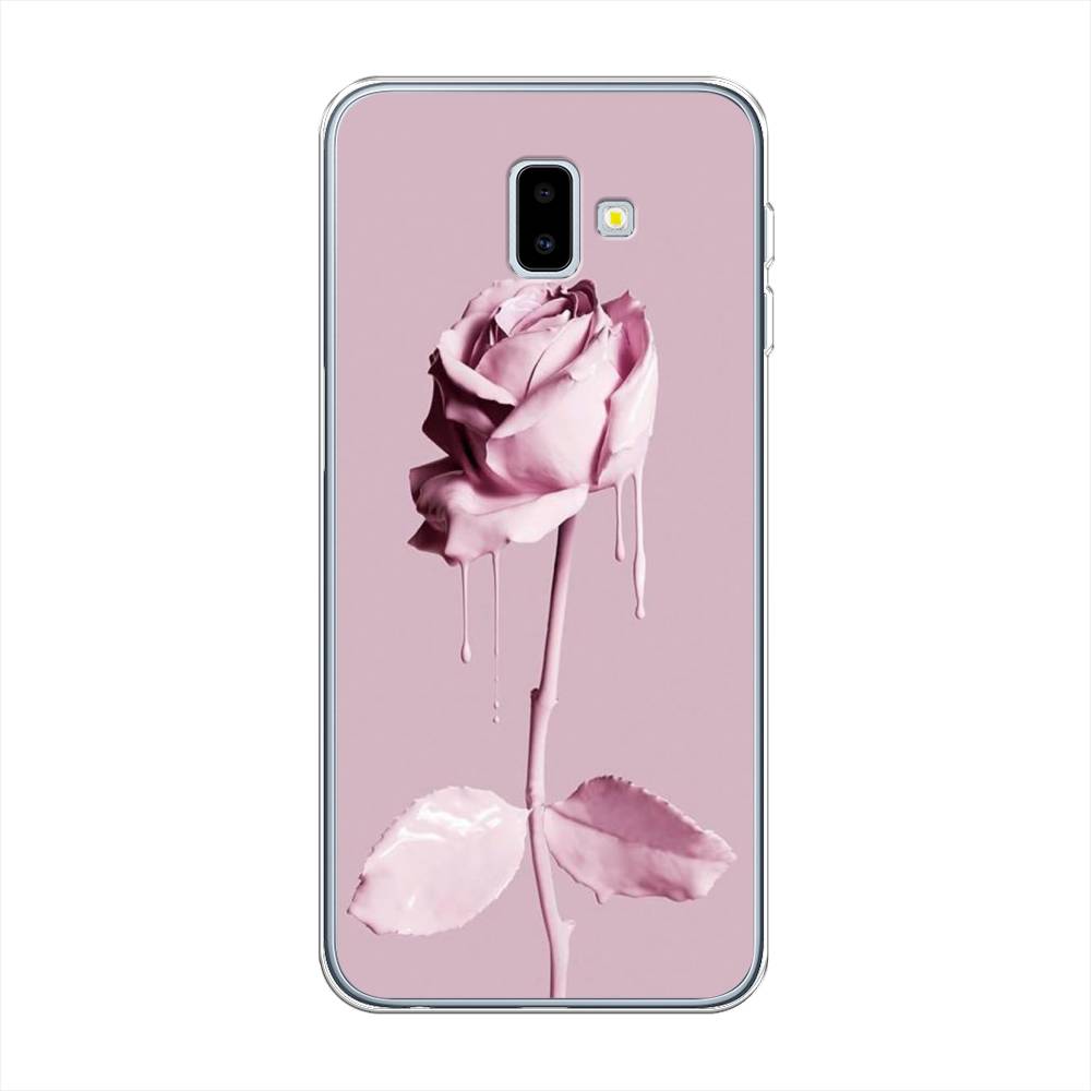 

Чехол Awog на Samsung Galaxy J6 + "Роза в краске", Разноцветный, 26950-8