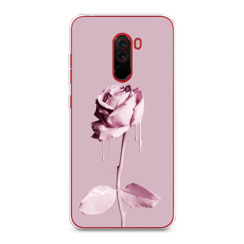 

Чехол Awog на Xiaomi Pocophone F1 "Роза в краске", Разноцветный, 34450-8