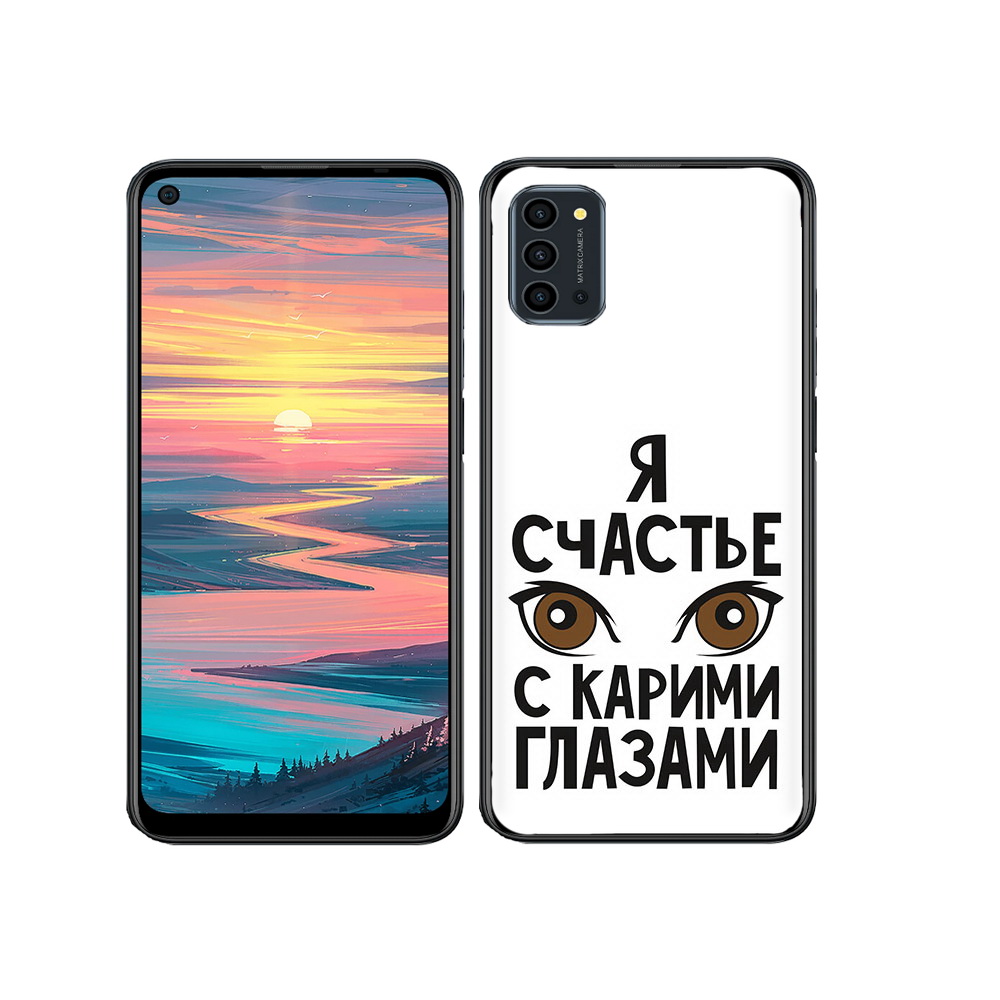 

Чехол MyPads Tocco для Oukitel K9 Pro счастье с карими глазами, Прозрачный, Tocco