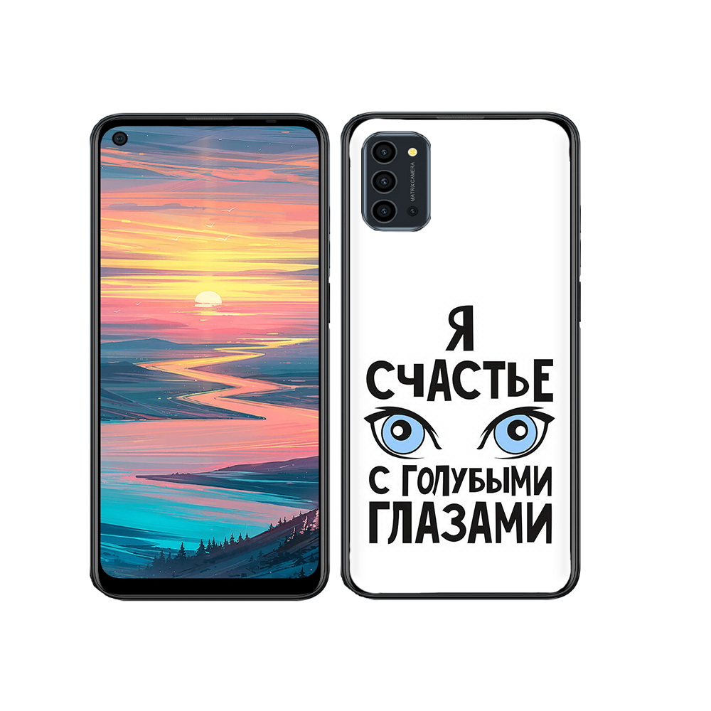 

Чехол MyPads Tocco для Oukitel K9 Pro счастье с голубыми глазами, Прозрачный, Tocco