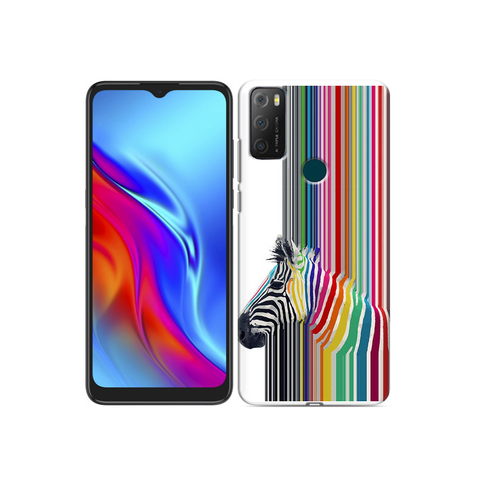

Чехол MyPads Tocco для TCL 20e радужная зебра, Прозрачный, Tocco