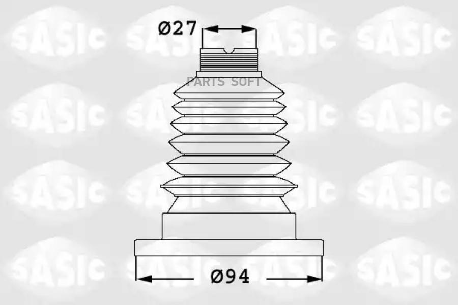 

Пыльник Шруса (Установ. Комплект) Vag Sasic арт. 1906001