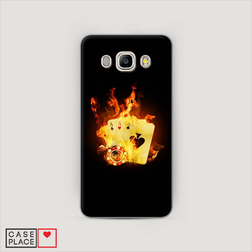 

Чехол Awog "Горящие карты" для Samsung Galaxy J7 2016, 23040-7