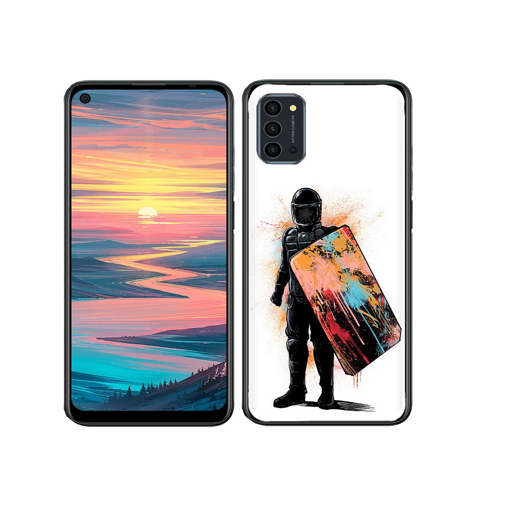 

Чехол MyPads Tocco для Oukitel K9 Pro солдат с красочным щитом, Прозрачный, Tocco