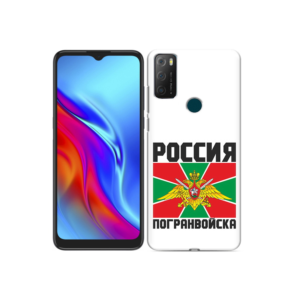 

Чехол MyPads Tocco для TCL 20e погранвойска, Прозрачный, Tocco
