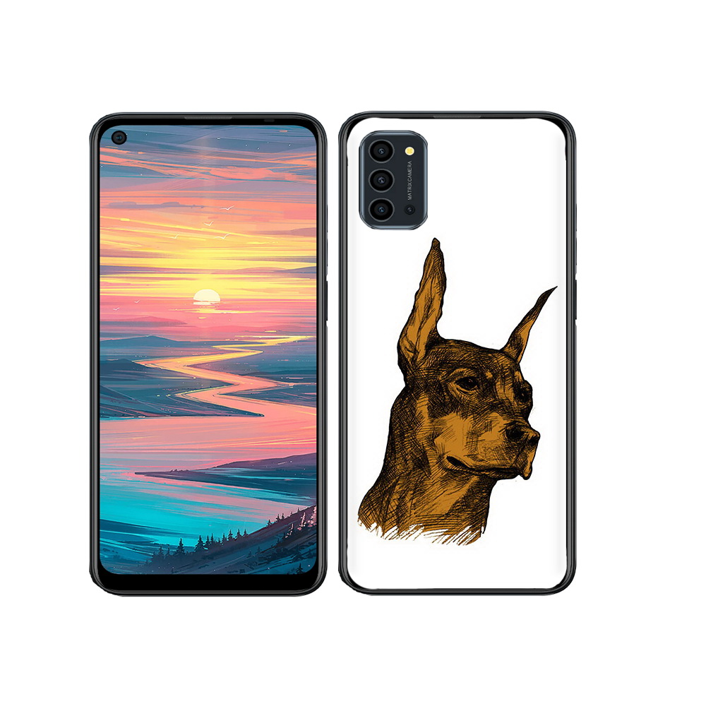

Чехол MyPads Tocco для Oukitel K9 Pro скетч доберман, Прозрачный, Tocco