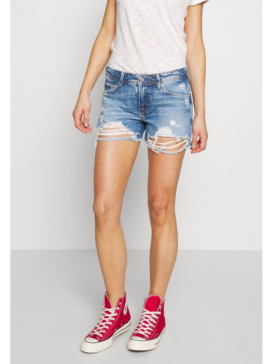 

Джинсовые шорты женские Pepe Jeans PE121S02R синие 26, Синий, PE121S02R