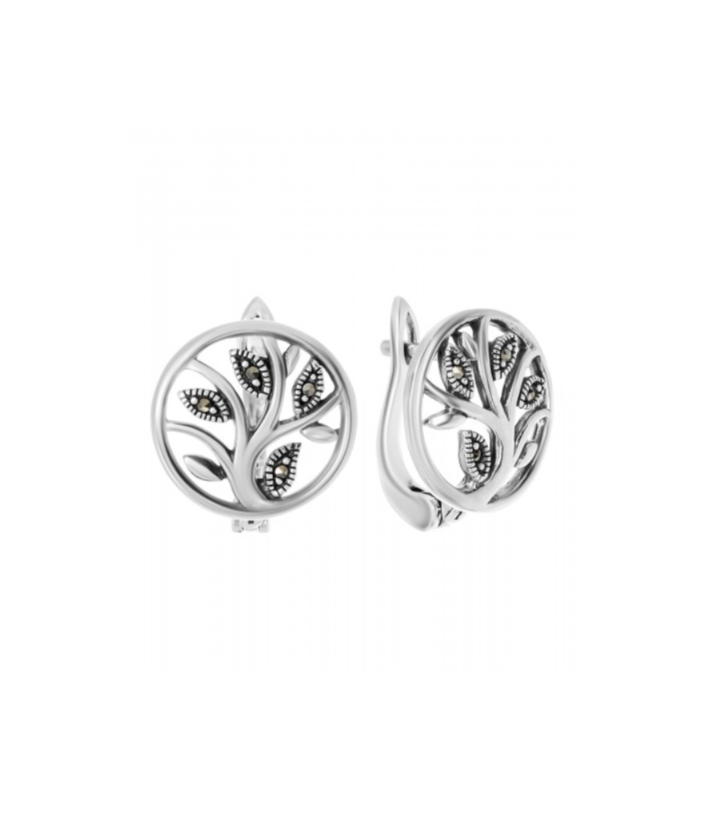 

Серьги из серебра с марказитом Марказит HE1384-13233, HE1384-13233