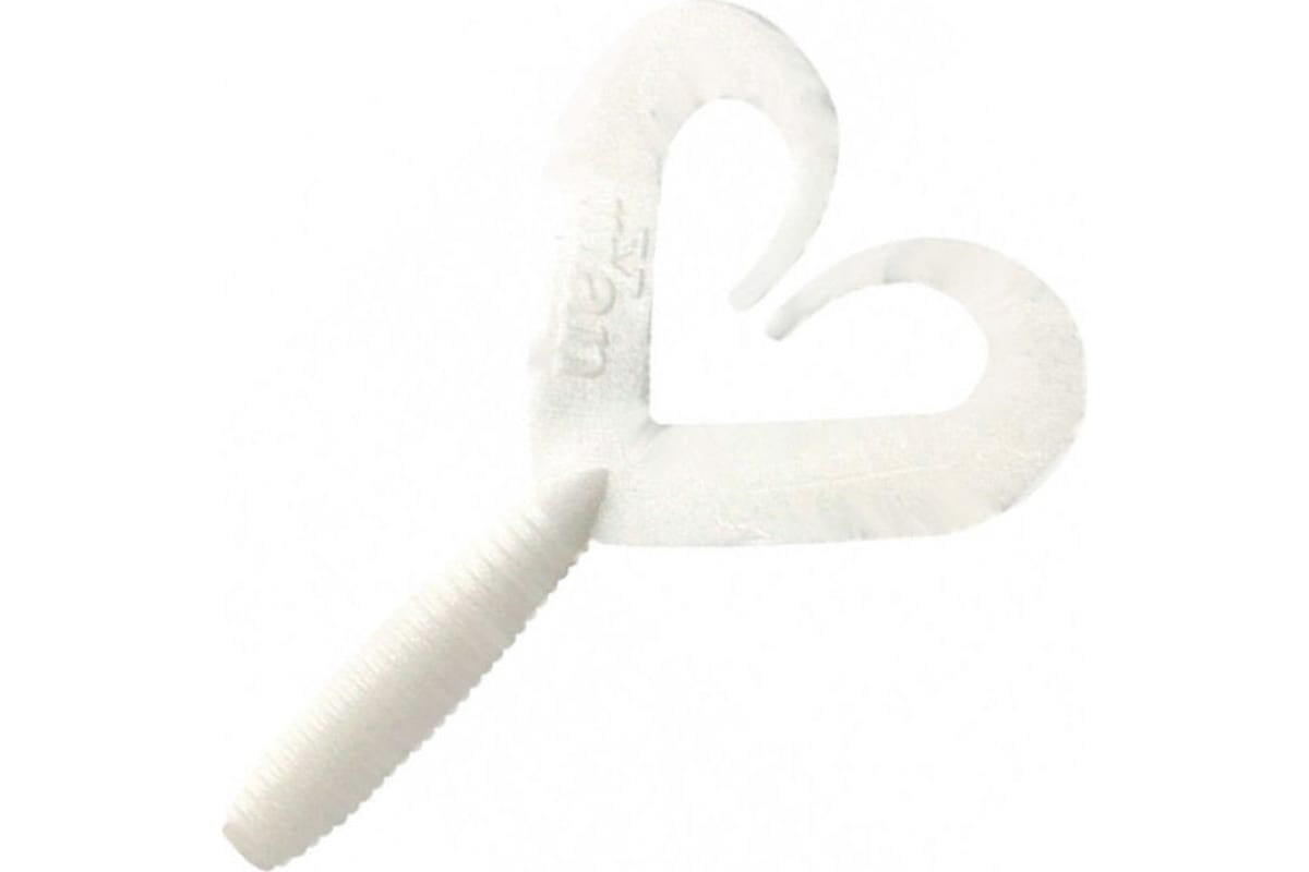 

Твистер YAMAN PRO Loop-Two, р.2 inch, цвет #01 - White (уп.10 шт), Белый
