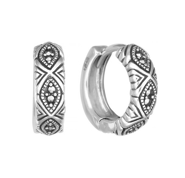 

Серьги из серебра с марказитом Марказит HE1496-9946, HE1496-9946