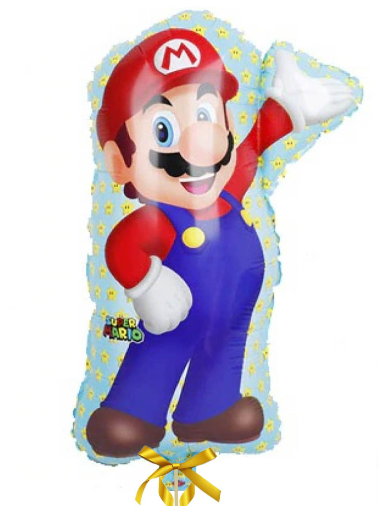 

Воздушный шар Марио Mario, фольгированный, 68 см, 105495SMM