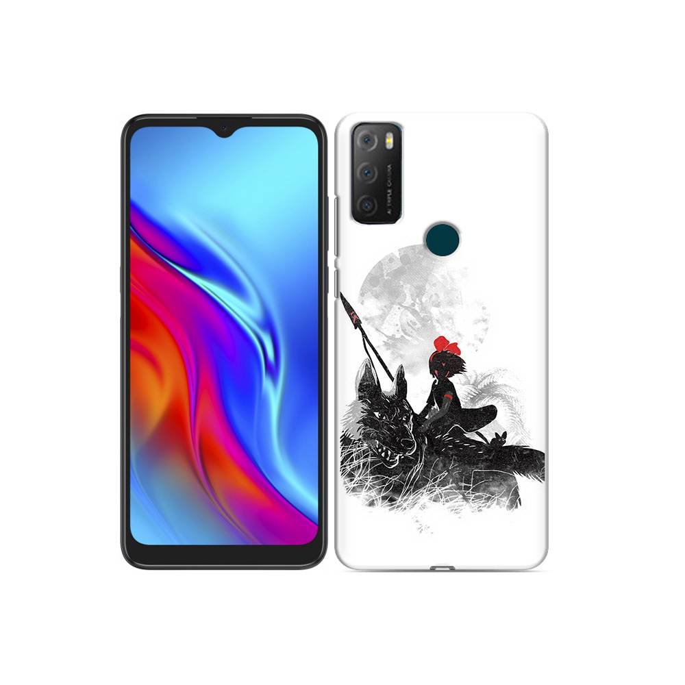 

Чехол MyPads Tocco для TCL 20e мононоке, Прозрачный, Tocco