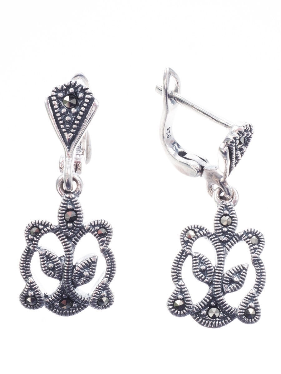 

Серьги из серебра с марказитом Марказит HE545-8575, HE545-8575