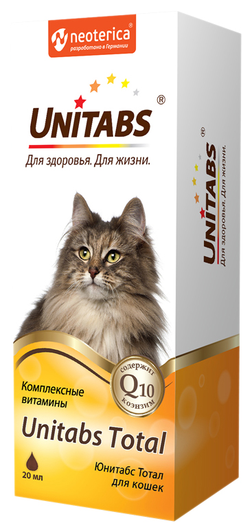 Комплексные витамины для кошек Unitabs Total, 20 мл