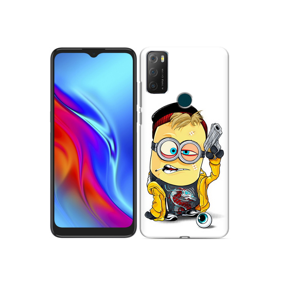 

Чехол MyPads Tocco для TCL 20e миньон бандит, Прозрачный, Tocco