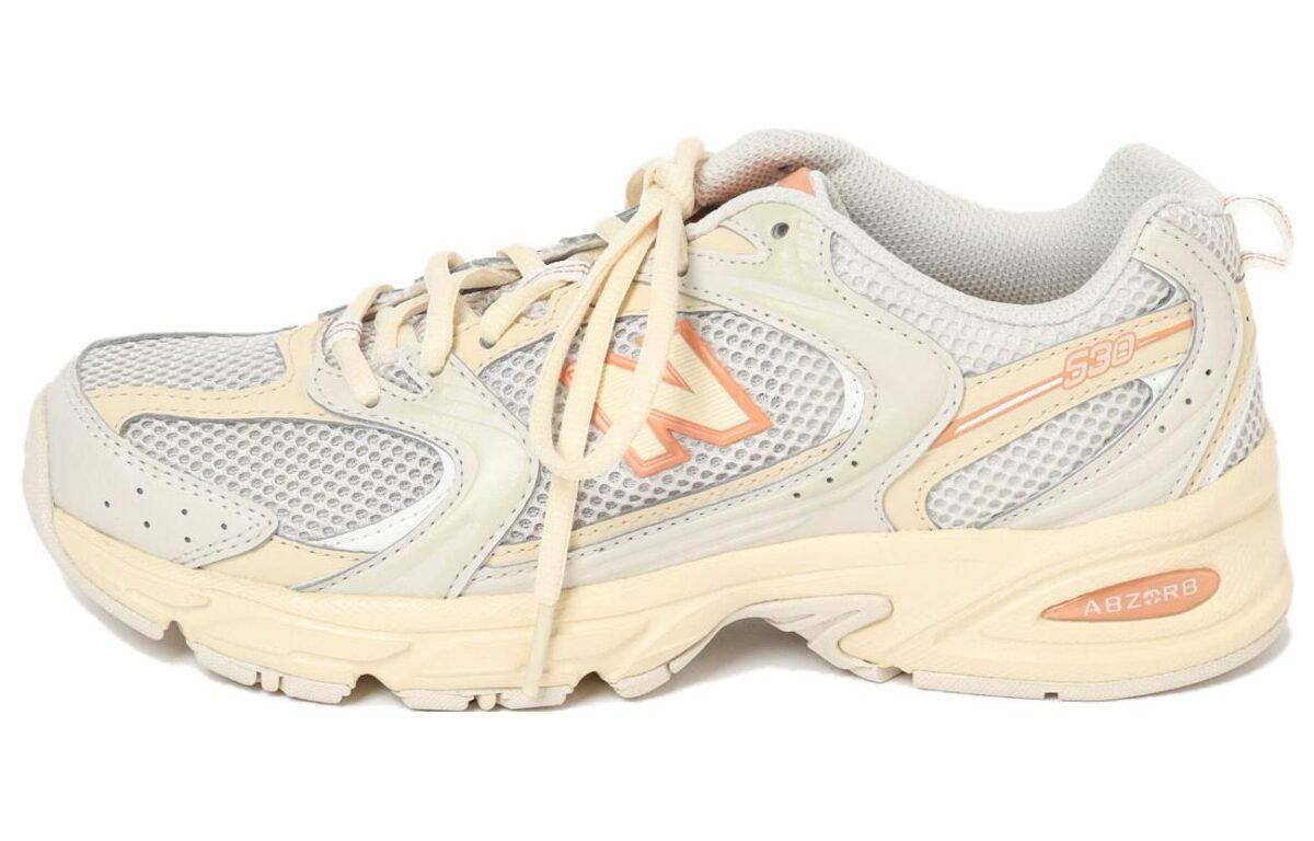 

Кроссовки унисекс New Balance niko and .. NB 530 бежевые 42.5 EU, Бежевый, niko and .. x New Balance NB 530