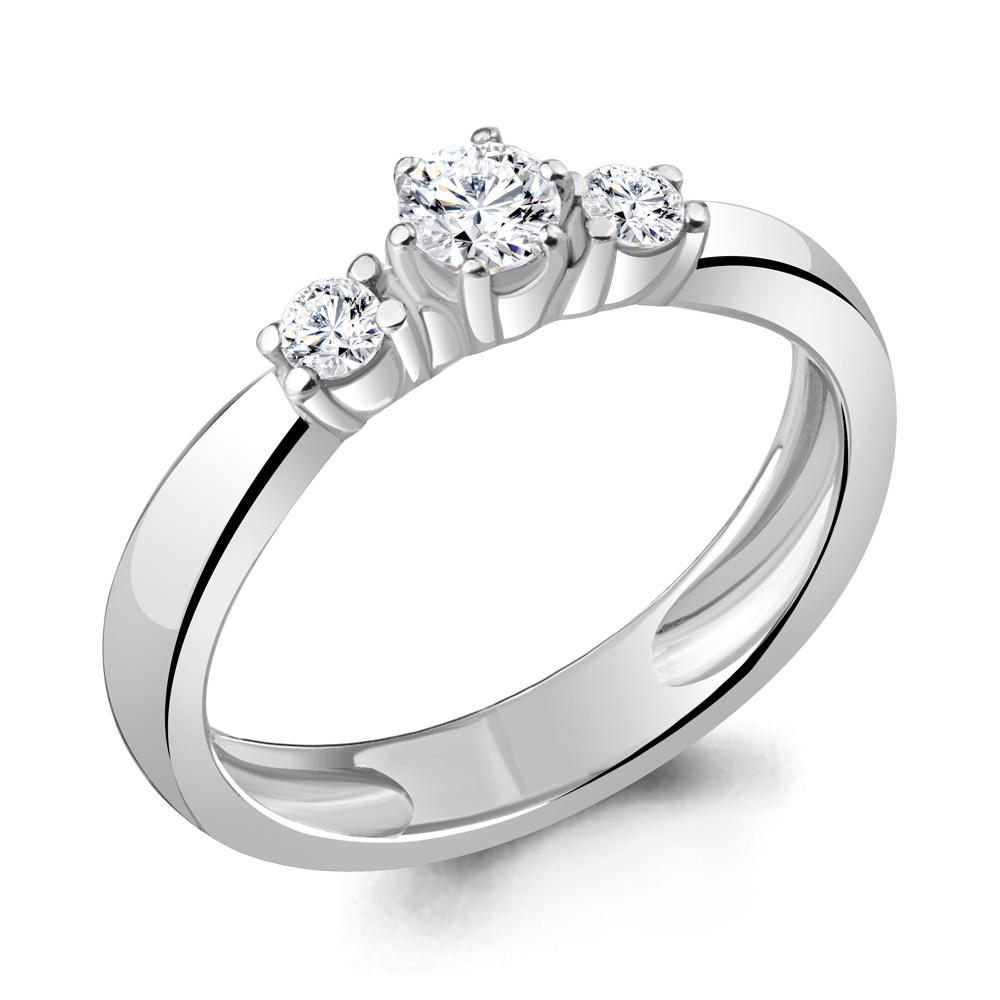 

Кольцо из серебра с фианитом Aquamarine Aquamarine 632241_925_р р. 18,5, 632241_925_р