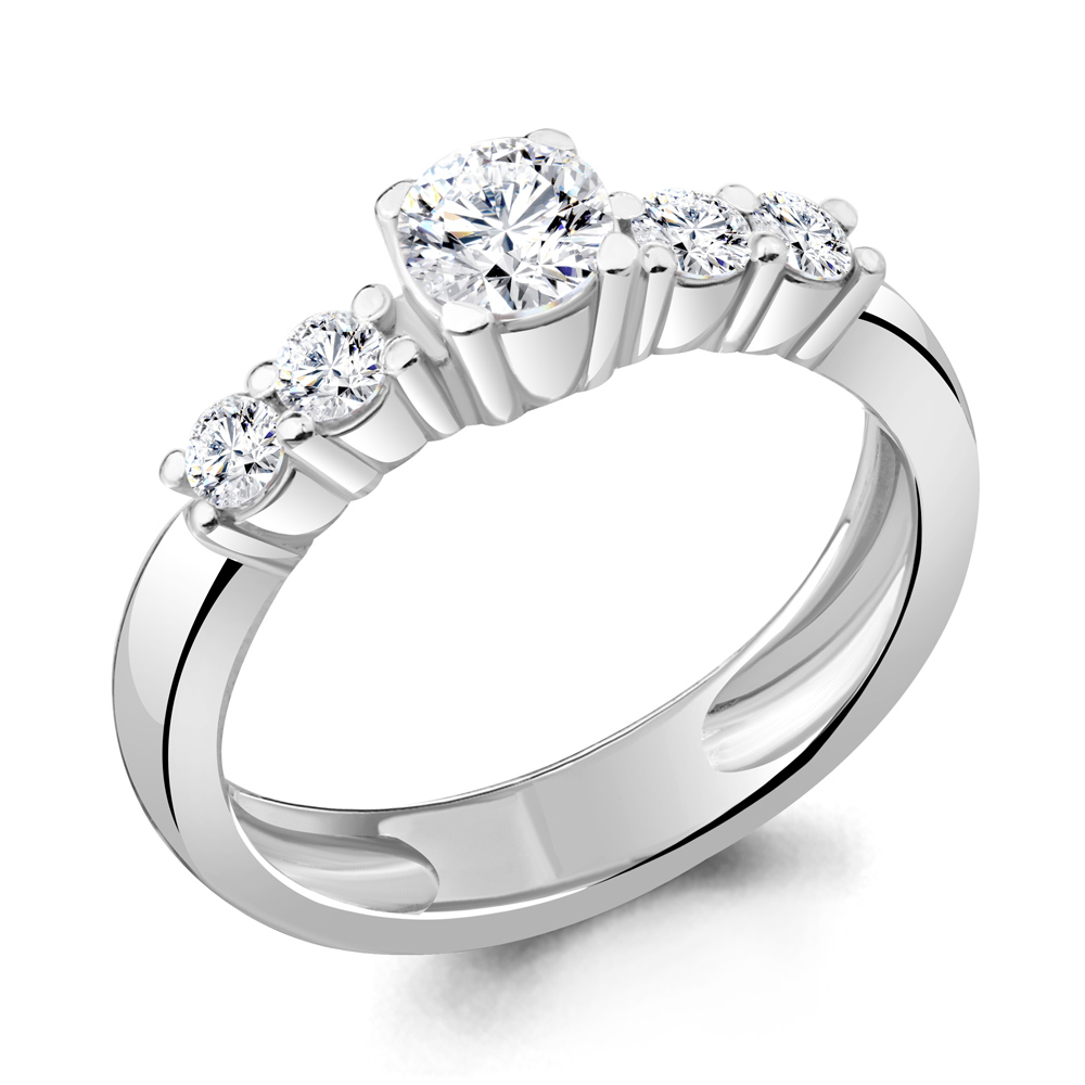 

Кольцо из серебра с фианитом Aquamarine Aquamarine 632221_925_р р. 17, 632221_925_р