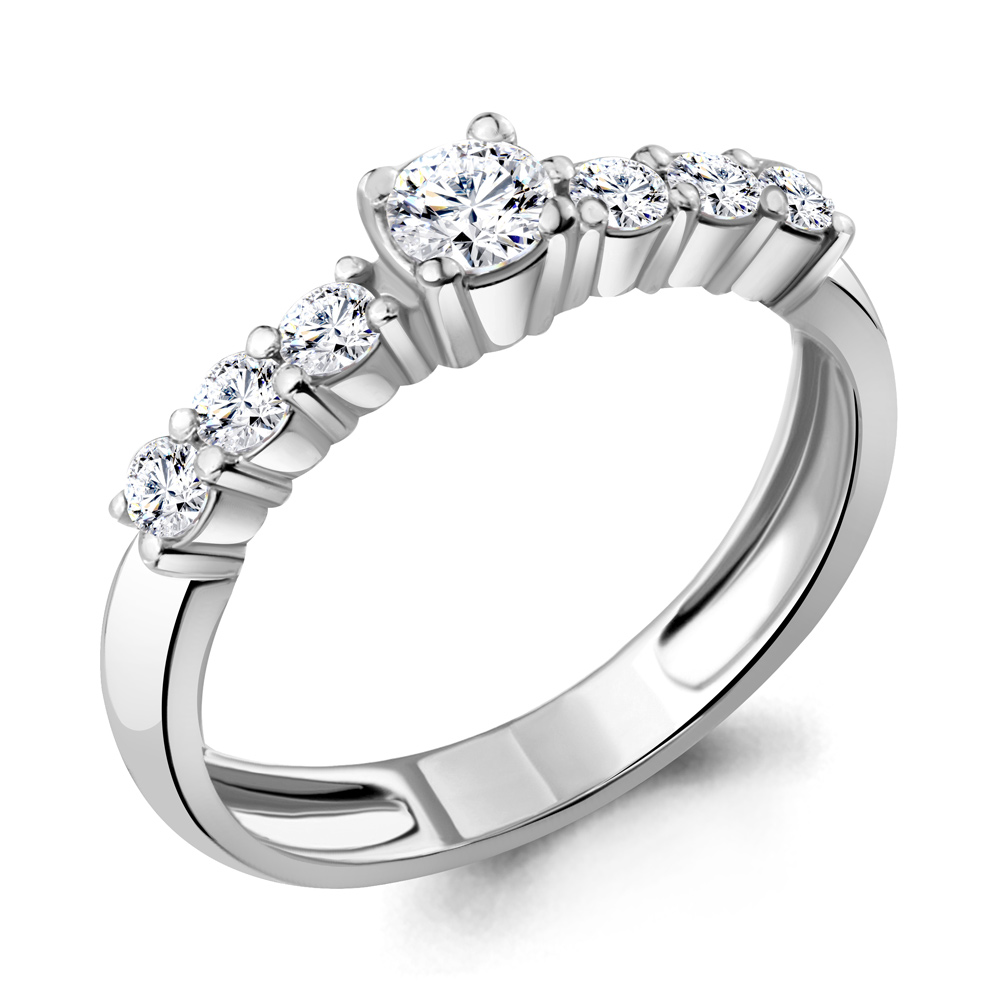 

Кольцо из серебра с фианитом Aquamarine Aquamarine 632211_925_р р. 16,5, 632211_925_р