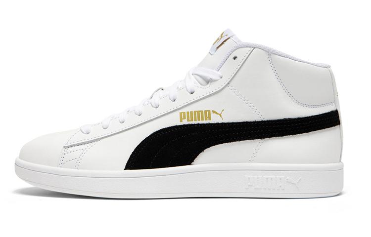 

Кеды унисекс Puma Smash V2 Mid L белые 37.5 EU, Белый, Smash V2 Mid L
