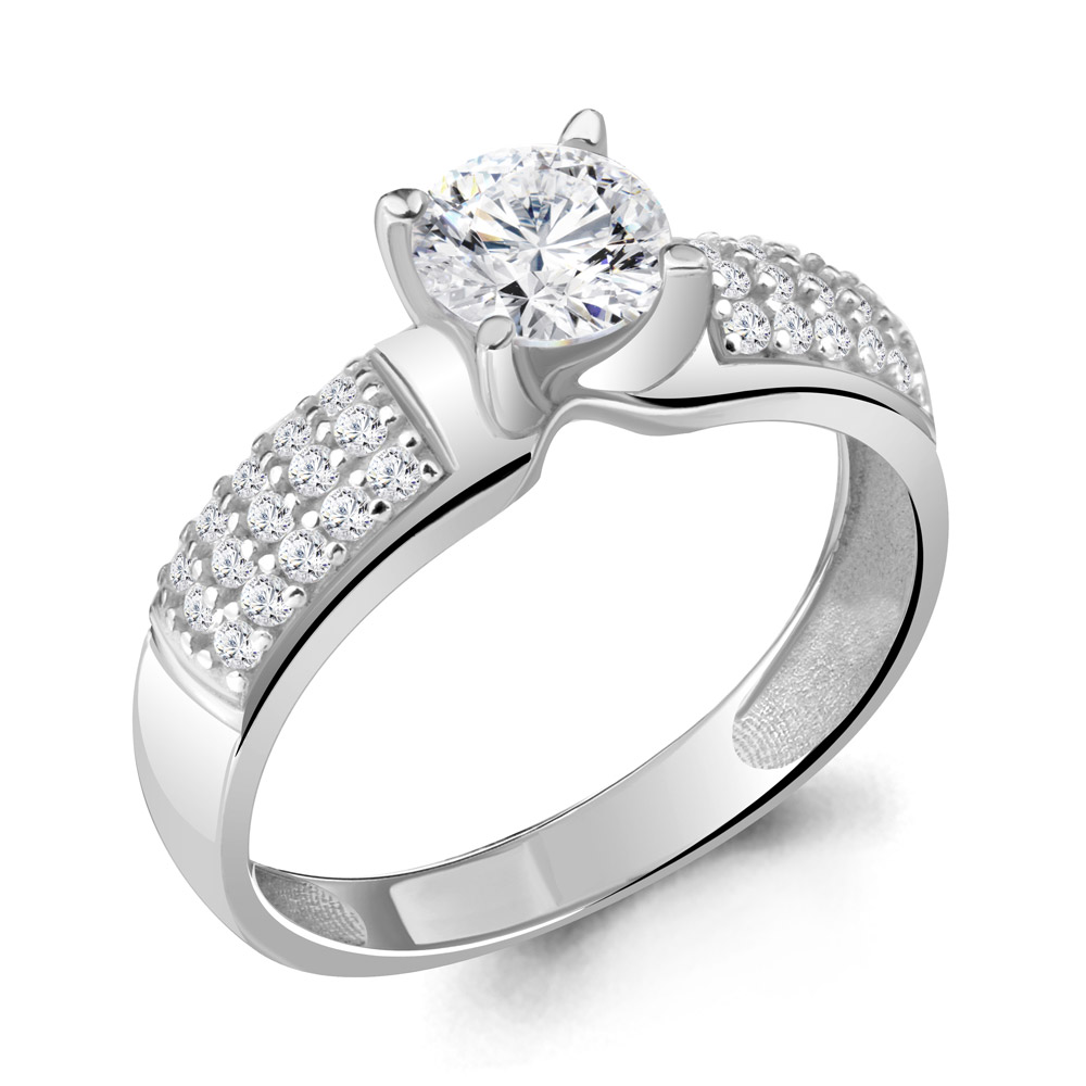 

Кольцо из серебра с фианитом Aquamarine Aquamarine 632151А_925_р р. 17,5, 632151А_925_р