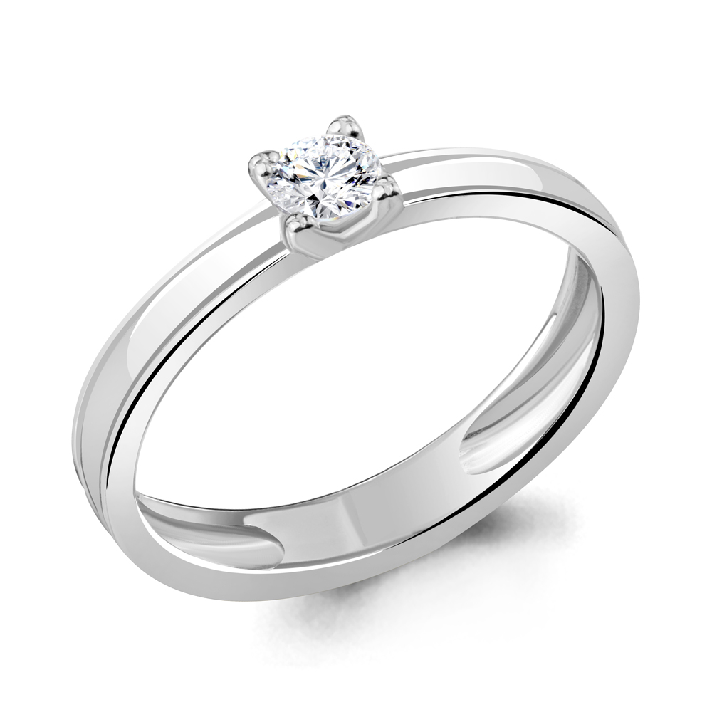 

Кольцо из серебра с фианитом Aquamarine Aquamarine 632101_925_р р. 16, 632101_925_р