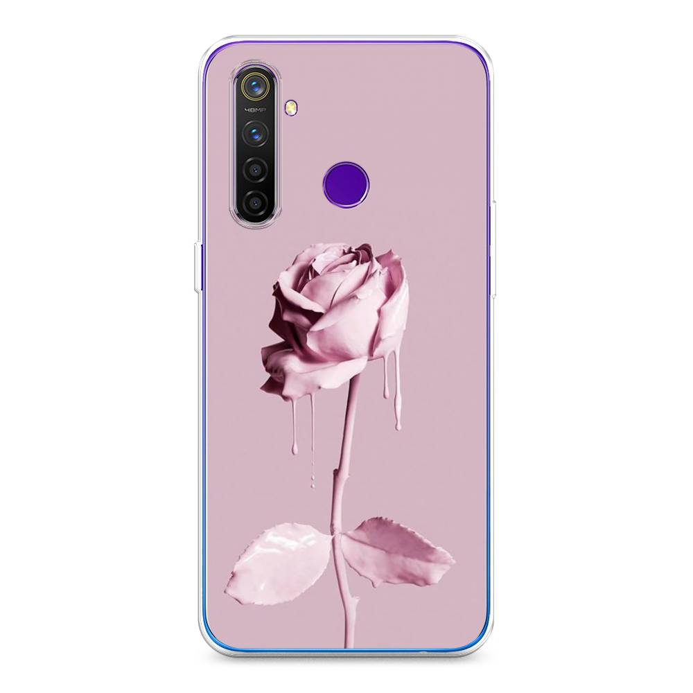 

Чехол Awog на Realme 5 Pro "Роза в краске", Разноцветный, 251650-8