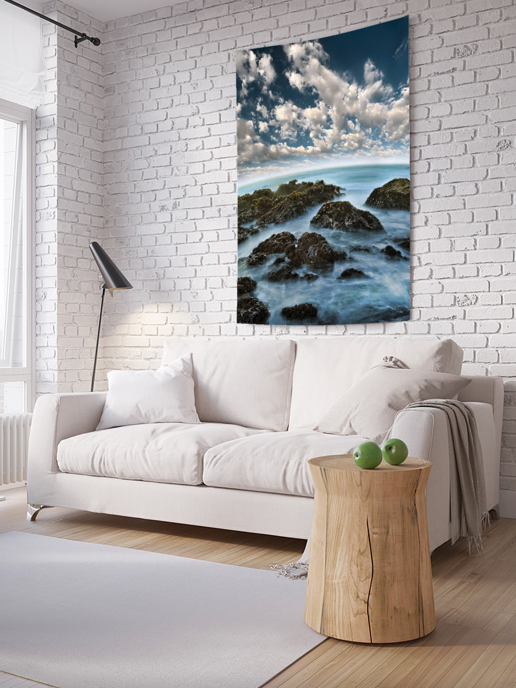 

Вертикальное фотопанно на стену JoyArty Облачные камни 150x200 см, Облачные камни