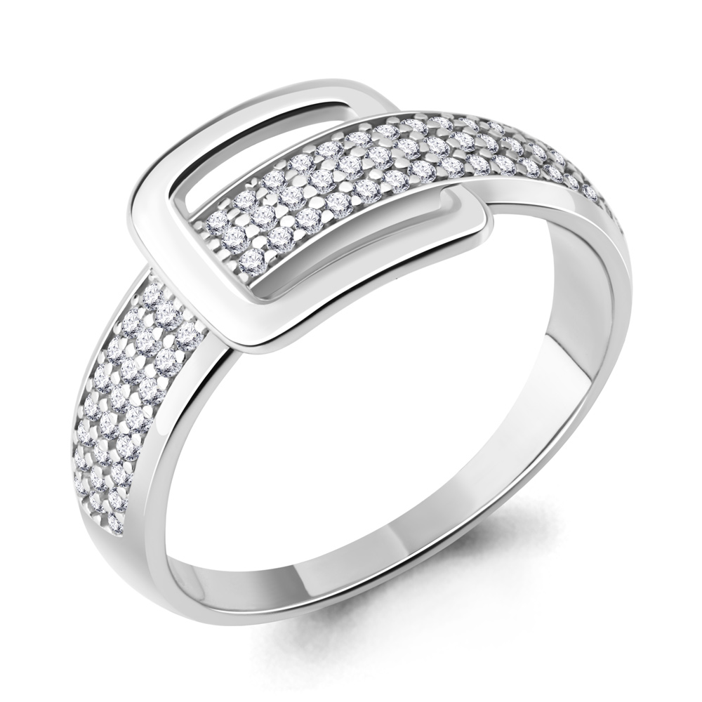 

Кольцо из серебра с фианитом Aquamarine Aquamarine 62938А_925_р р. 18,5, 62938А_925_р