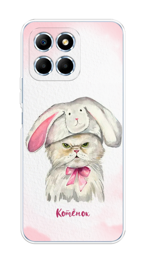 

Чехол на Honor X6 "Мой котёнок", Розовый;серый, 6109550-1