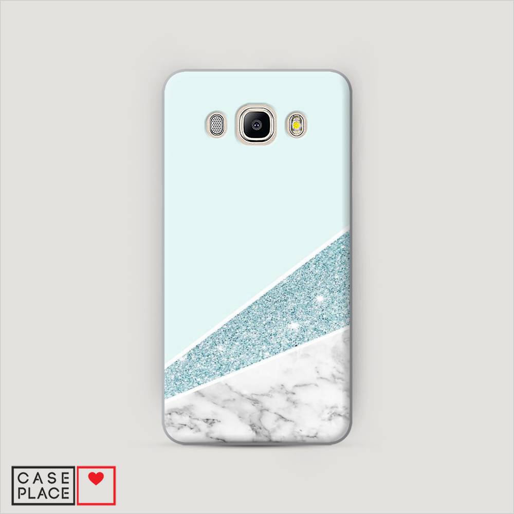 

Чехол Awog "Мрамор с голубыми блестками" для Samsung Galaxy J7 2016, 23040-2