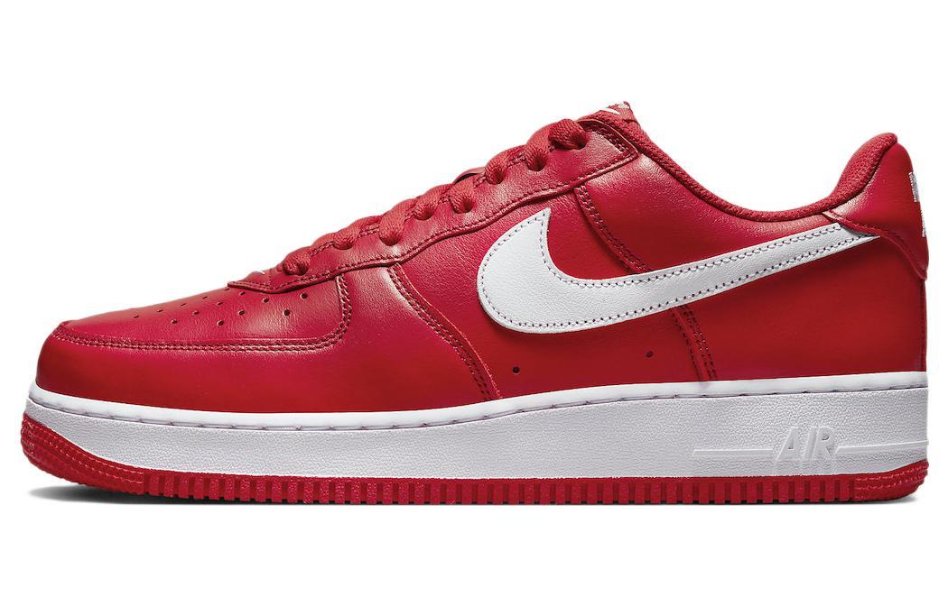 

Кеды унисекс Nike Air Force 1 Low красные 40.5 EU, Красный, Air Force 1 Low