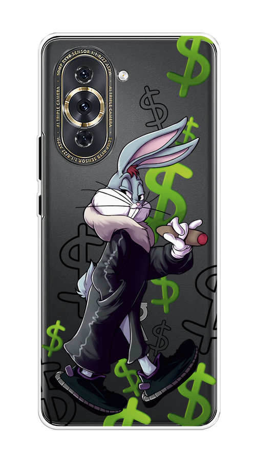 

Чехол на Huawei Nova 10 Pro "Rich Bugs Bunny", Зеленый;черный;голубой, 6109050-6