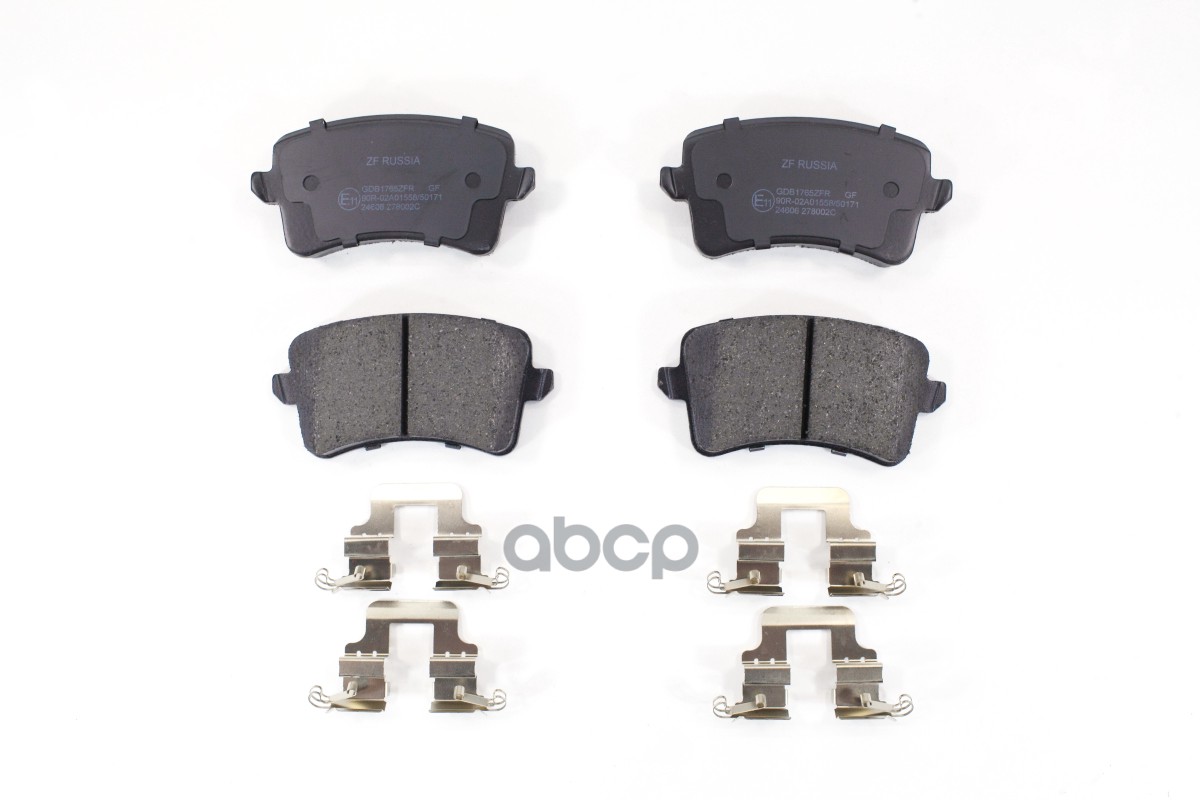 Колодки Тормозные Audi A4/A5/Q5 1.8-3.2 07- Задние ZFR GDB1765ZFR