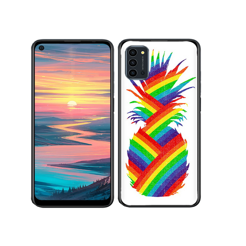 

Чехол MyPads Tocco для Oukitel K9 Pro радужный ананас, Прозрачный, Tocco