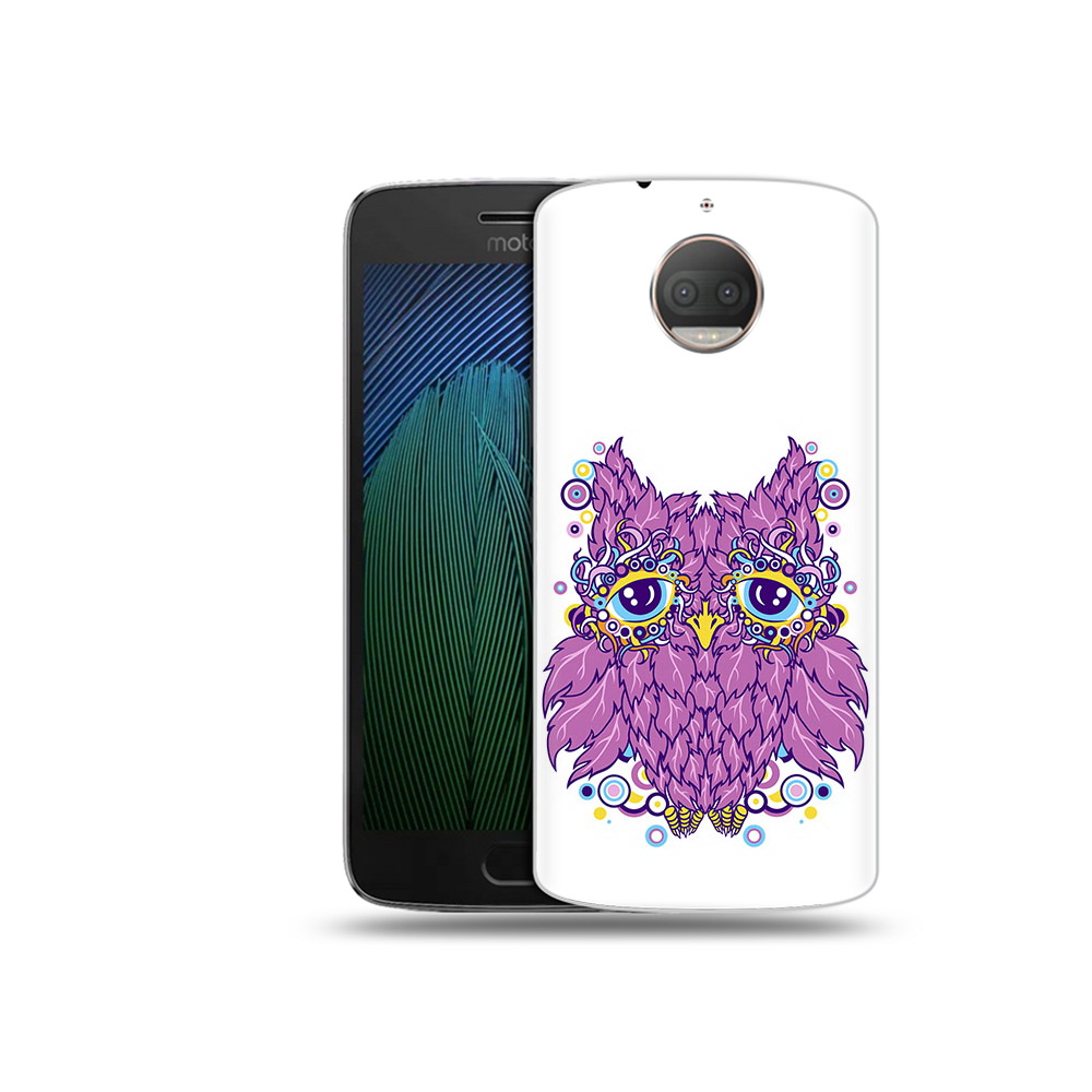 

Чехол MyPads Tocco для Motorola Moto G5S Plus Розовая сова (PT75337.377.147), Прозрачный, Tocco