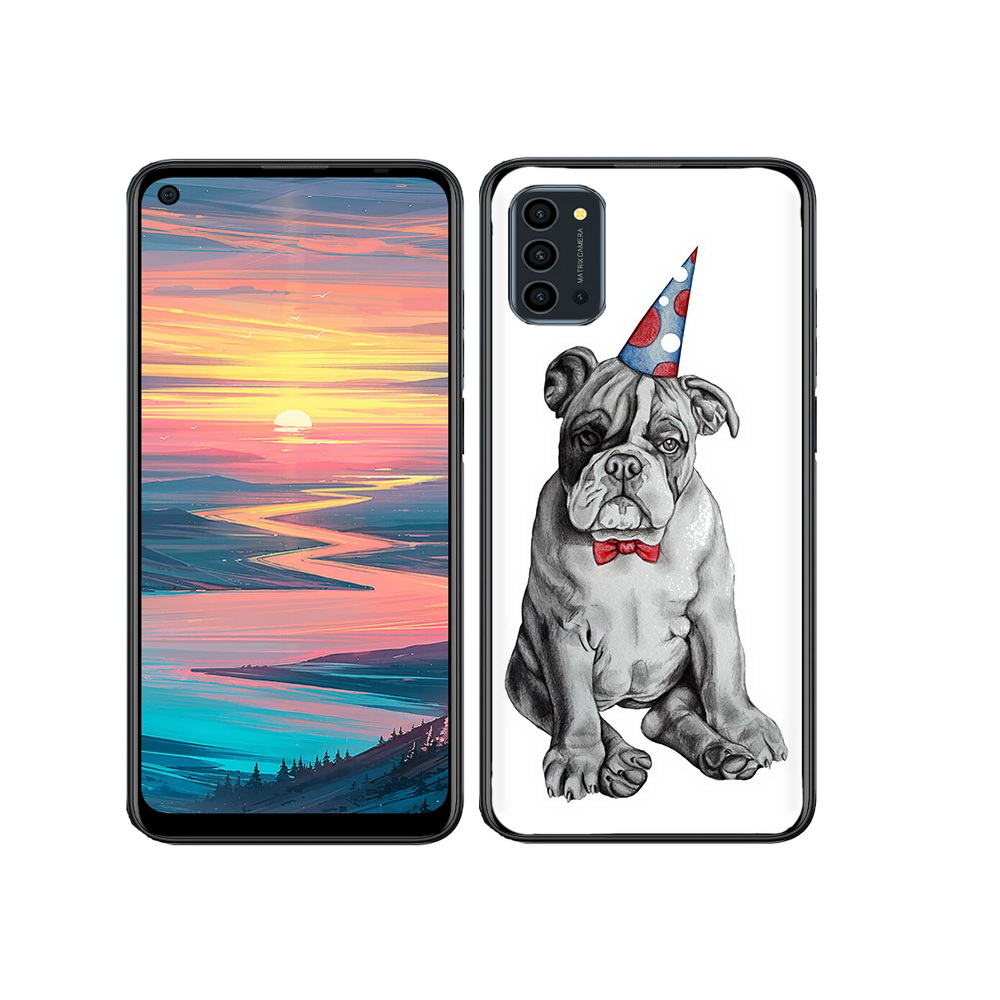 

Чехол MyPads Tocco для Oukitel K9 Pro праздничный щенок, Прозрачный, Tocco