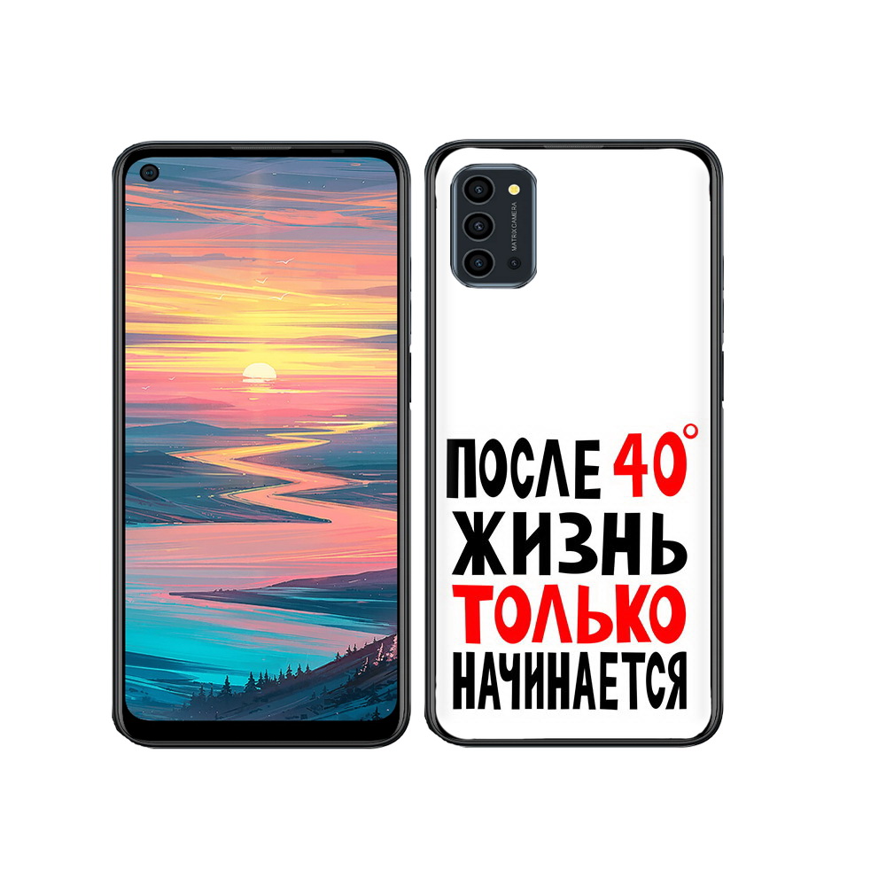 

Чехол MyPads Tocco для Oukitel K9 Pro после 40 жизнь начинается, Прозрачный, Tocco