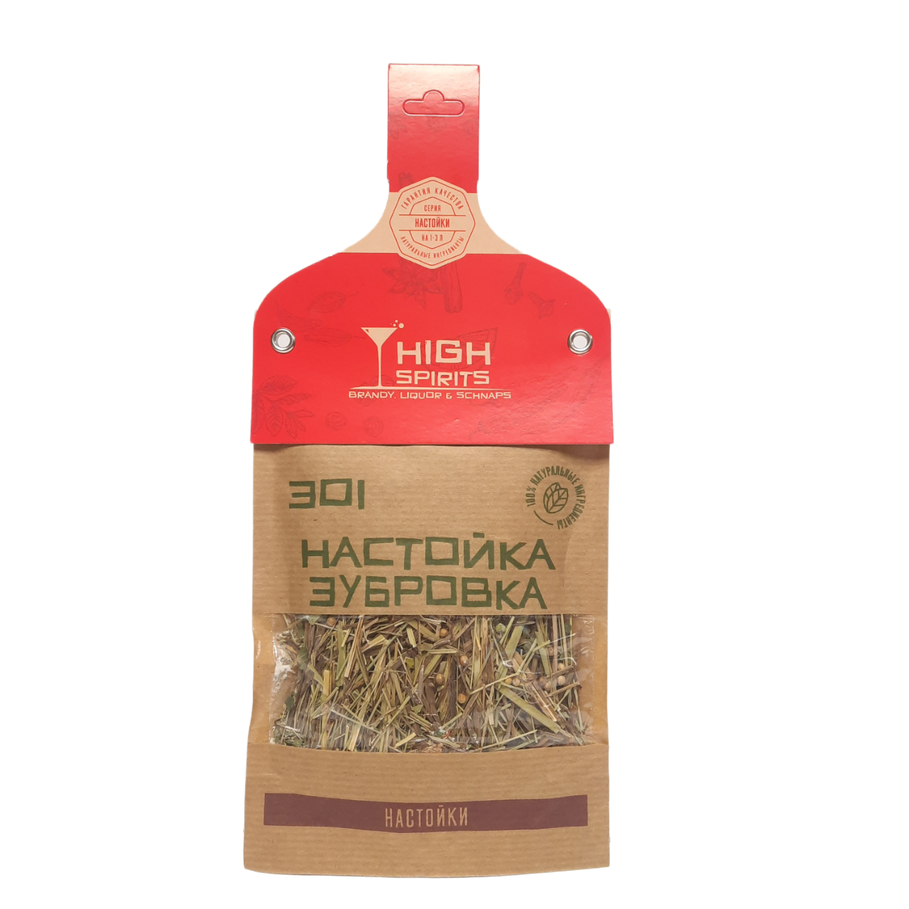 

Набор трав и специй Premium High Spirits № 301 Зубровка, 18 г, Домашняя настойка Зубровка