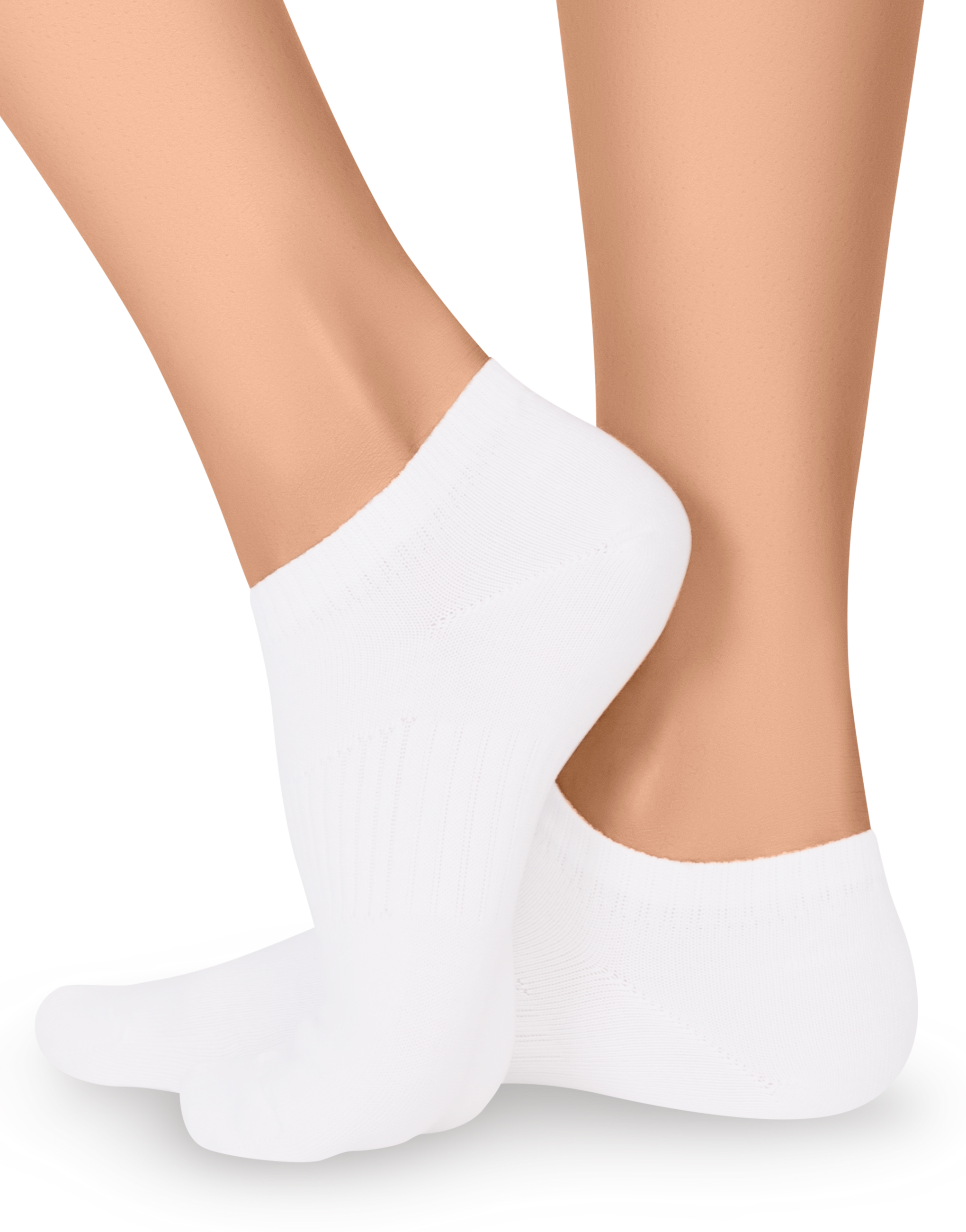 Комплект носков женских INCANTO COLLANT IBD731008 белых 39-40 5 пар